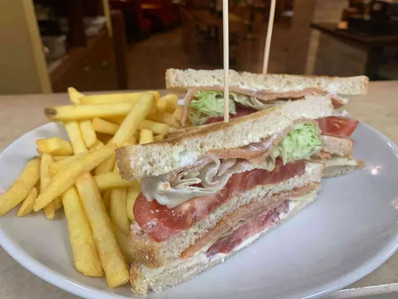salmon — Club Sandwich