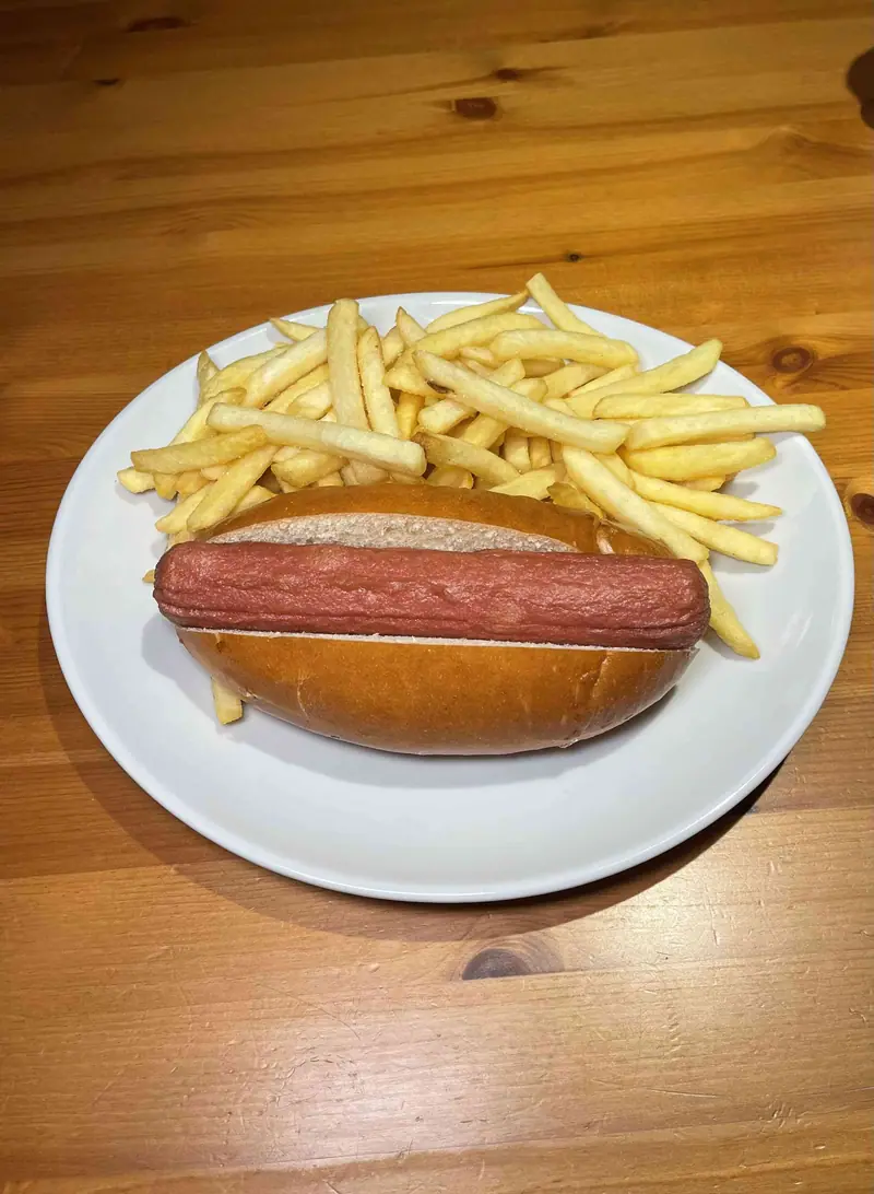 Classic Con Patatine — Hot Dog